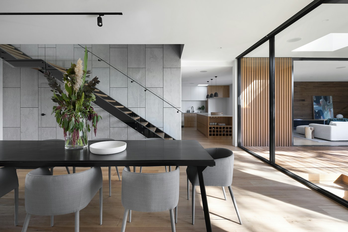 Residential interior with natural light